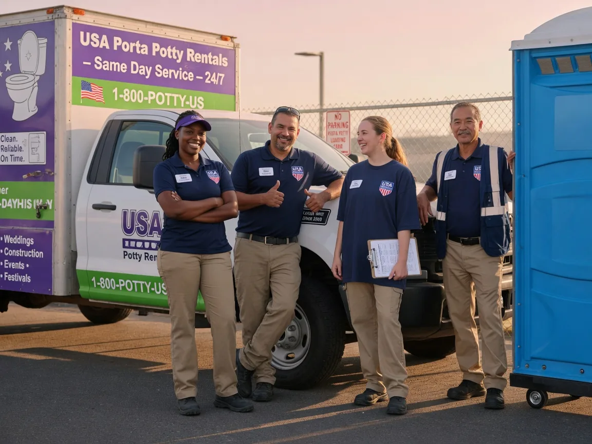Porta Potty Rental company in Whittington, IL